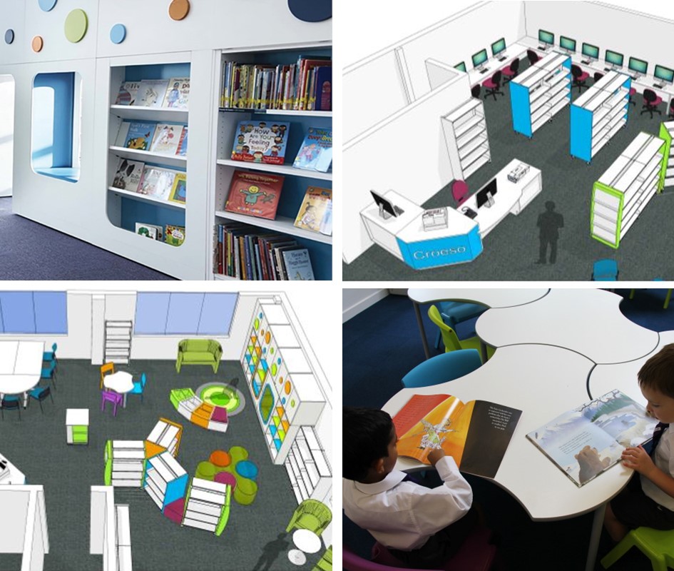 Townhill Library Collage
